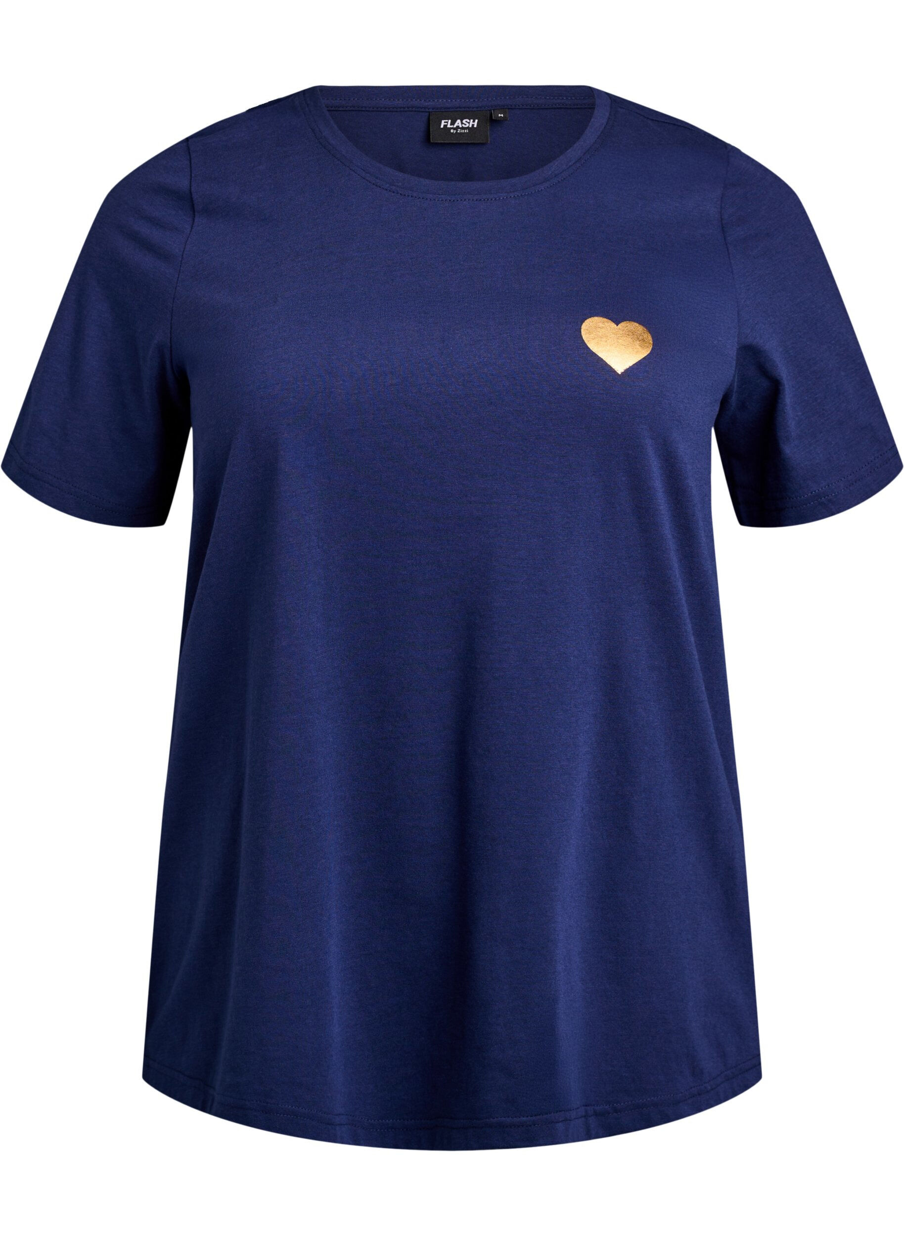 Zizzifashion T-shirt with motif, Blue, Packshot image number 0