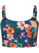 Printed bikini top with adjustable straps, Meave Print, Packshot image number 0