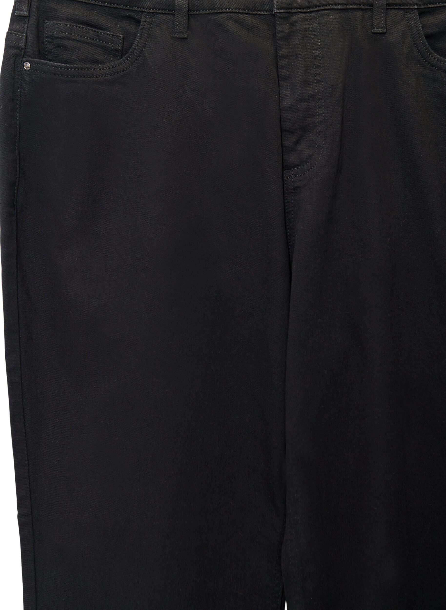 Zizzifashion High-waisted Gemma jeans with a regular fit, Black, Packshot image number 2