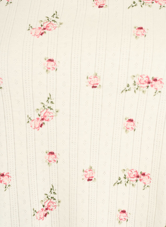 Organic cotton pyjama top with cap sleeves, 9990, Packshot image number 2