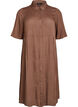 Midi shirt dress with short sleeves, Green, Packshot image number 0