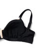 Bikini top with ruching and contrast details, Black, Packshot image number 3