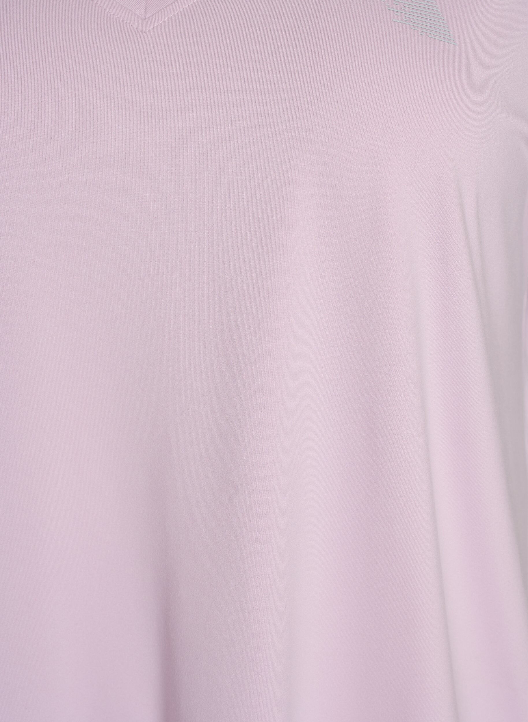 Zizzifashion Loose training t-shirt with v-neck, Purple, Packshot image number 2