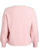 Ribbed cardigan with buttons, Pink, Packshot image number 1