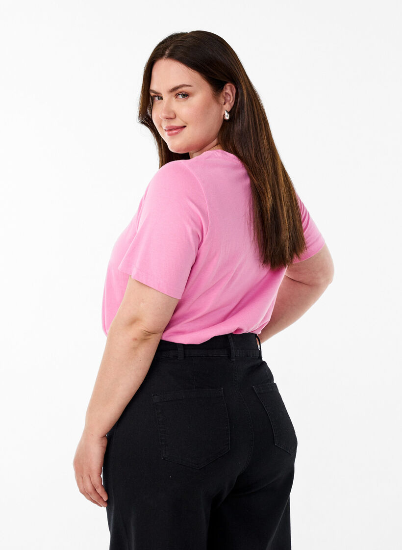 FLASH - T-shirt with motif, Pink, Model image number 2