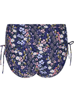 Printed bikini bottoms with a high waist, Ditsy Flower, Packshot image number 1