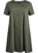 Jersey dress with short sleeves and pockets, Green, Packshot image number 0