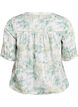 Blouse with print and 1/2 sleeves, White, Packshot image number 1