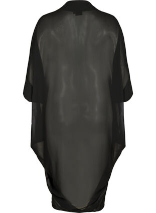 Kimono with 3/4-length sleeves and beading, Black, Packshot image number 1