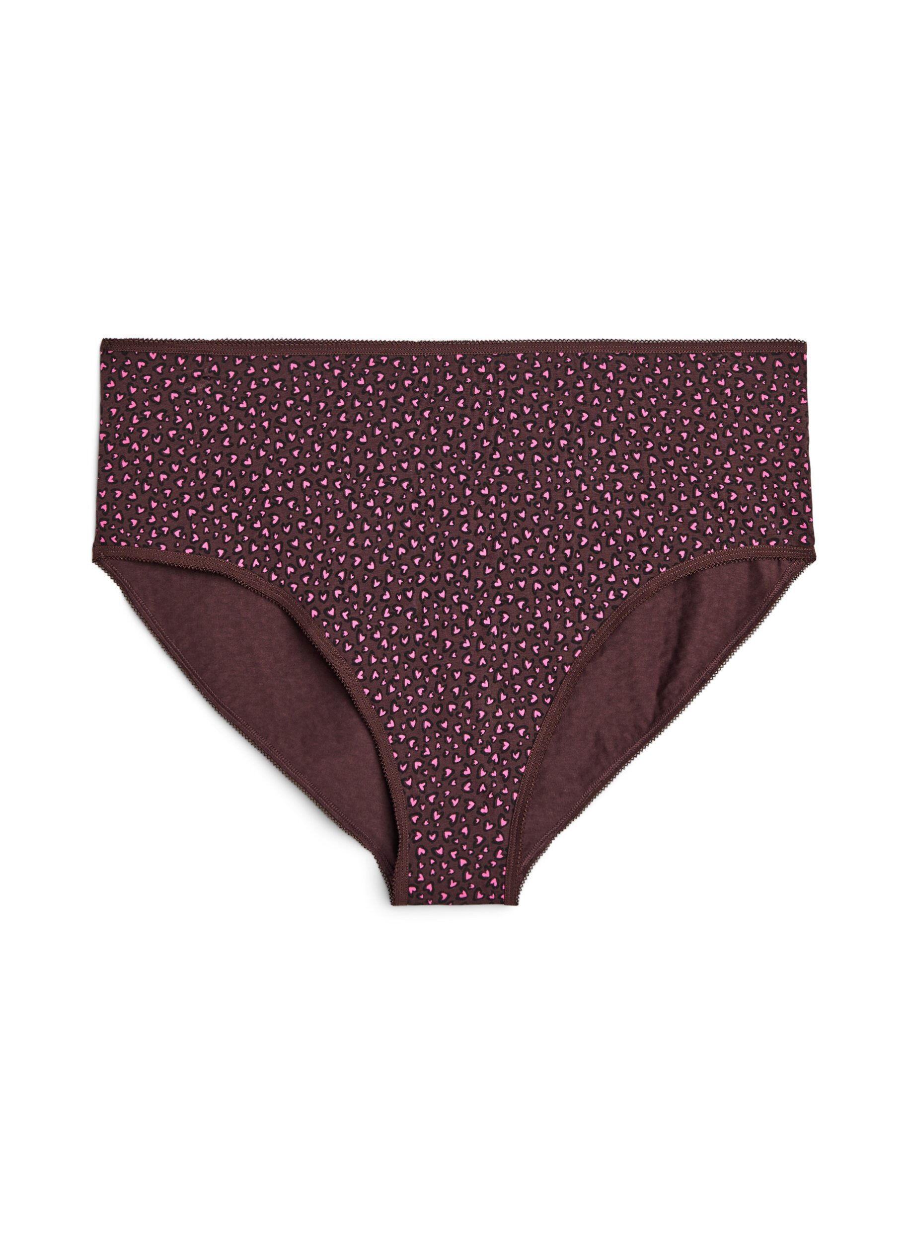 Zizzifashion7-pack of panties with a regular waist, Pink, Packshot image number 3
