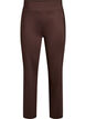 Flared workout pants with contrast piping, Brown, Packshot image number 0
