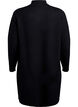 Knit dress with high neck and zipper, Black, Packshot image number 1