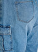 Loose fit cargo jeans with high waist, Light Blue, Packshot image number 3