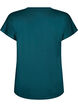 Loose training t-shirt with v-neck, Green, Packshot image number 1
