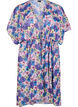 Beach kimono with print, Blue, Packshot image number 0
