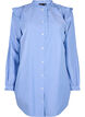 Striped tunic with ruffle details, Princess Blue W. St., Packshot image number 0