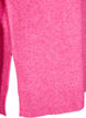 Knitted top with wool and slits, Raspberry Rose Mel., Packshot image number 3