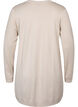 Long knitted cardigan in a viscose blend, Beige, Packshot image number 1