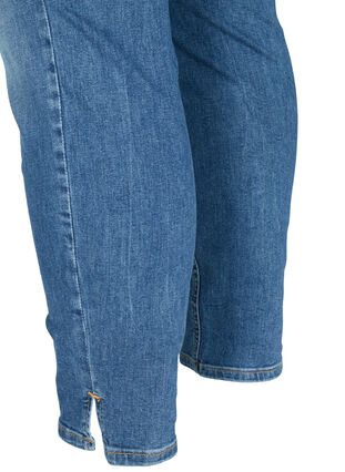 Sanna jeans with a slit at the ankle, Dark blue denim, Packshot image number 3