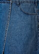 Short A-line denim skirt, Blue, Packshot image number 2