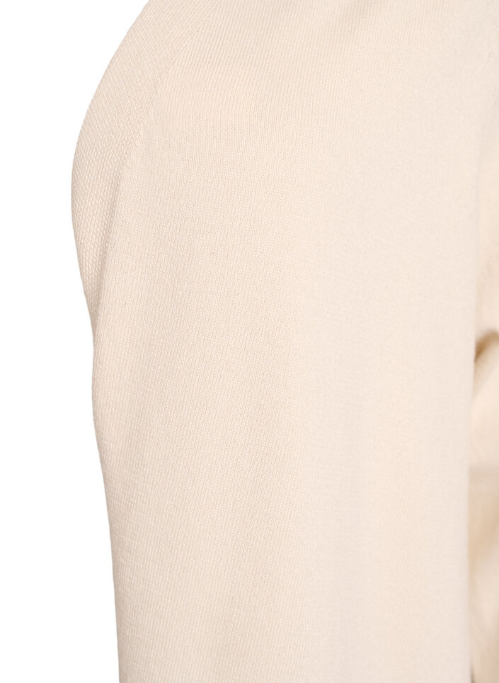 Long, open cardigan with pockets, Beige, Packshot image number 2