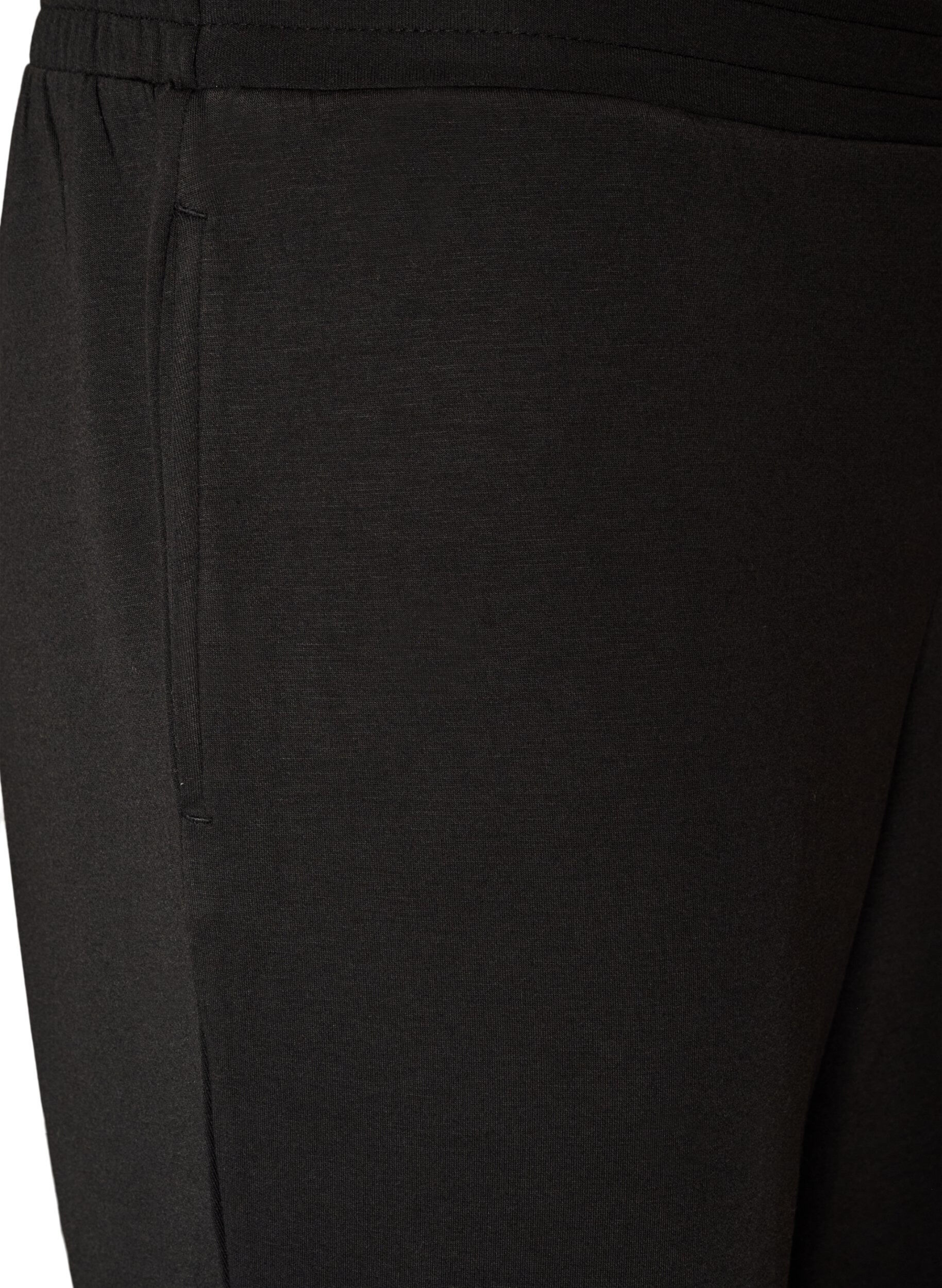 ZizzifashionJersey trousers with high waist and pockets, Black, Packshot image number 2