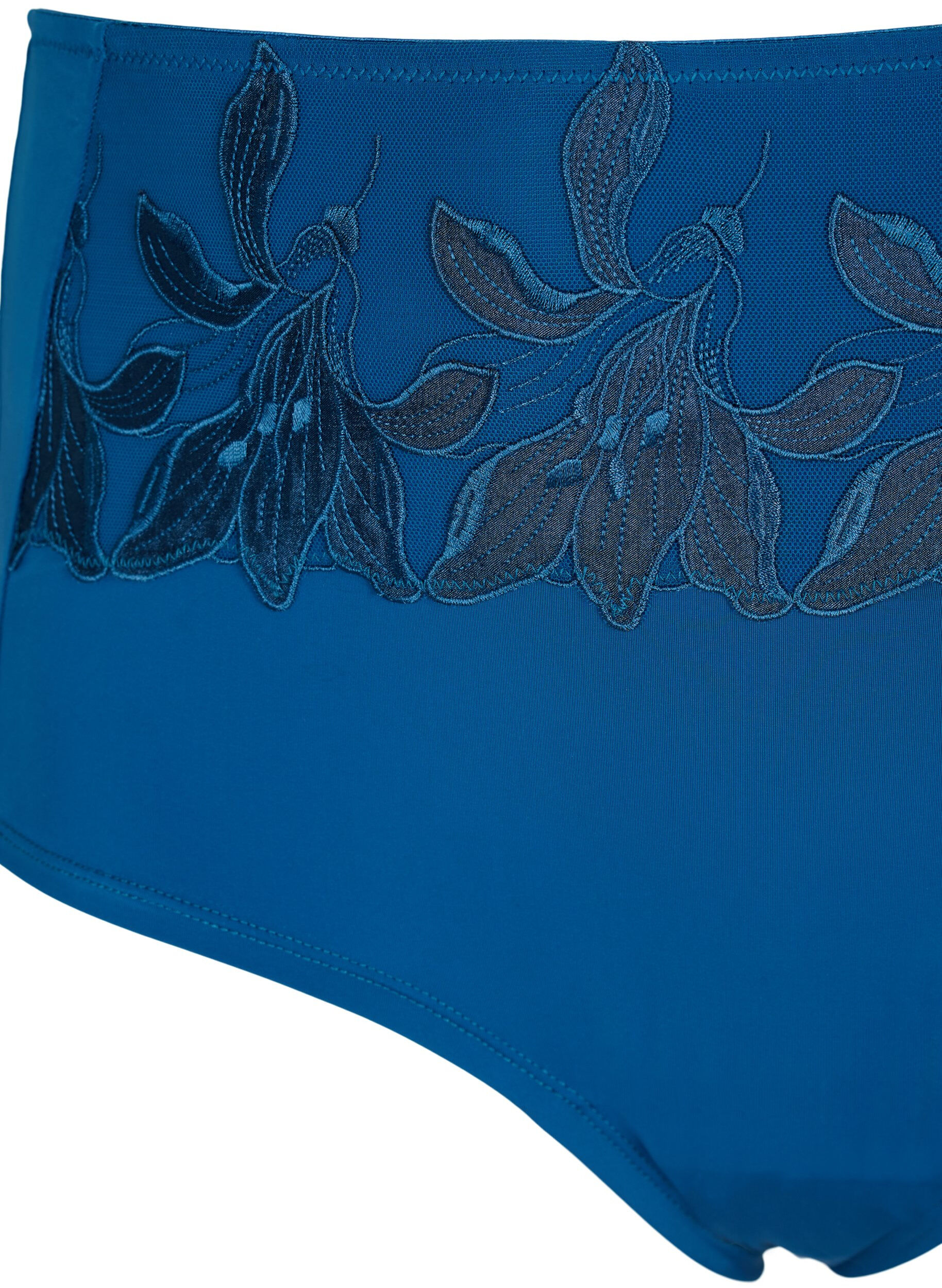 Zizzifashion Hipster with regular waist and lace, Sailor Blue, Packshot image number 2