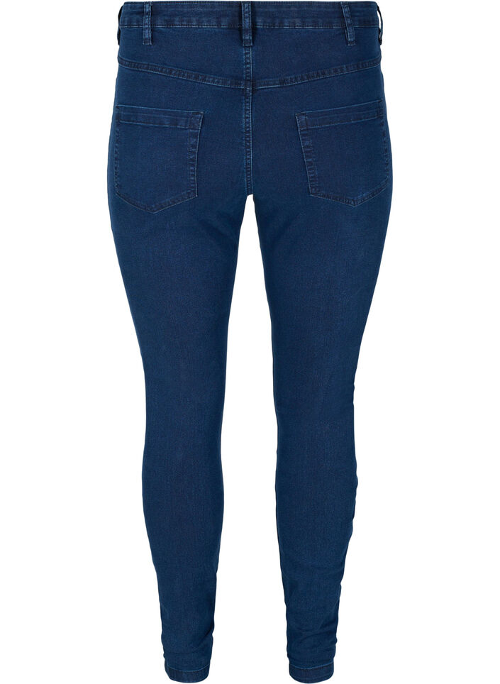 High-waisted super slim Amy jeans , Blue, Packshot image number 1