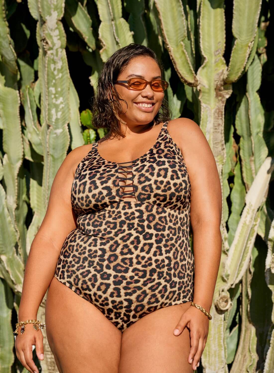 Leopard skirt, , Model