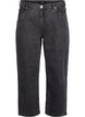 Loose jeans with cropped length, Dark Grey, Packshot image number 0