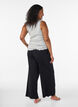 Ribbed top with lace trim, Grey, Model image number 2