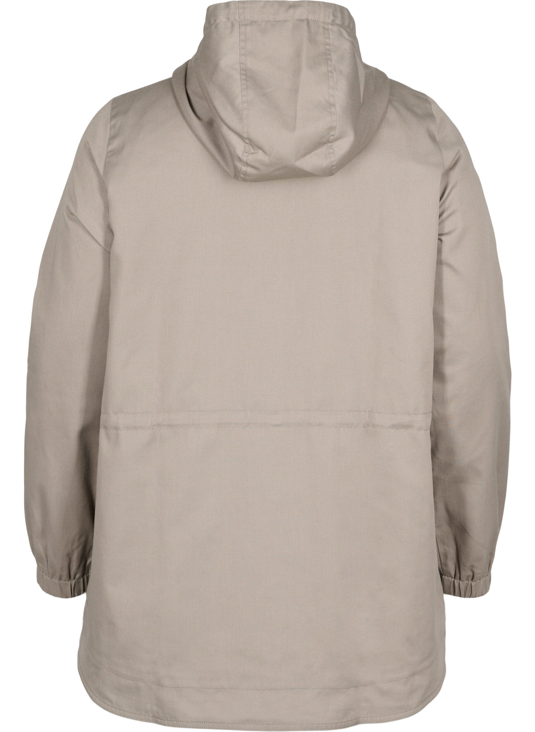 Zizzifashion Anorak with hood and pocket, Moon Rock, Packshot image number 1