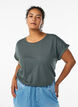 Short-sleeved t-shirt in a cotton blend, Green, Model image number 0