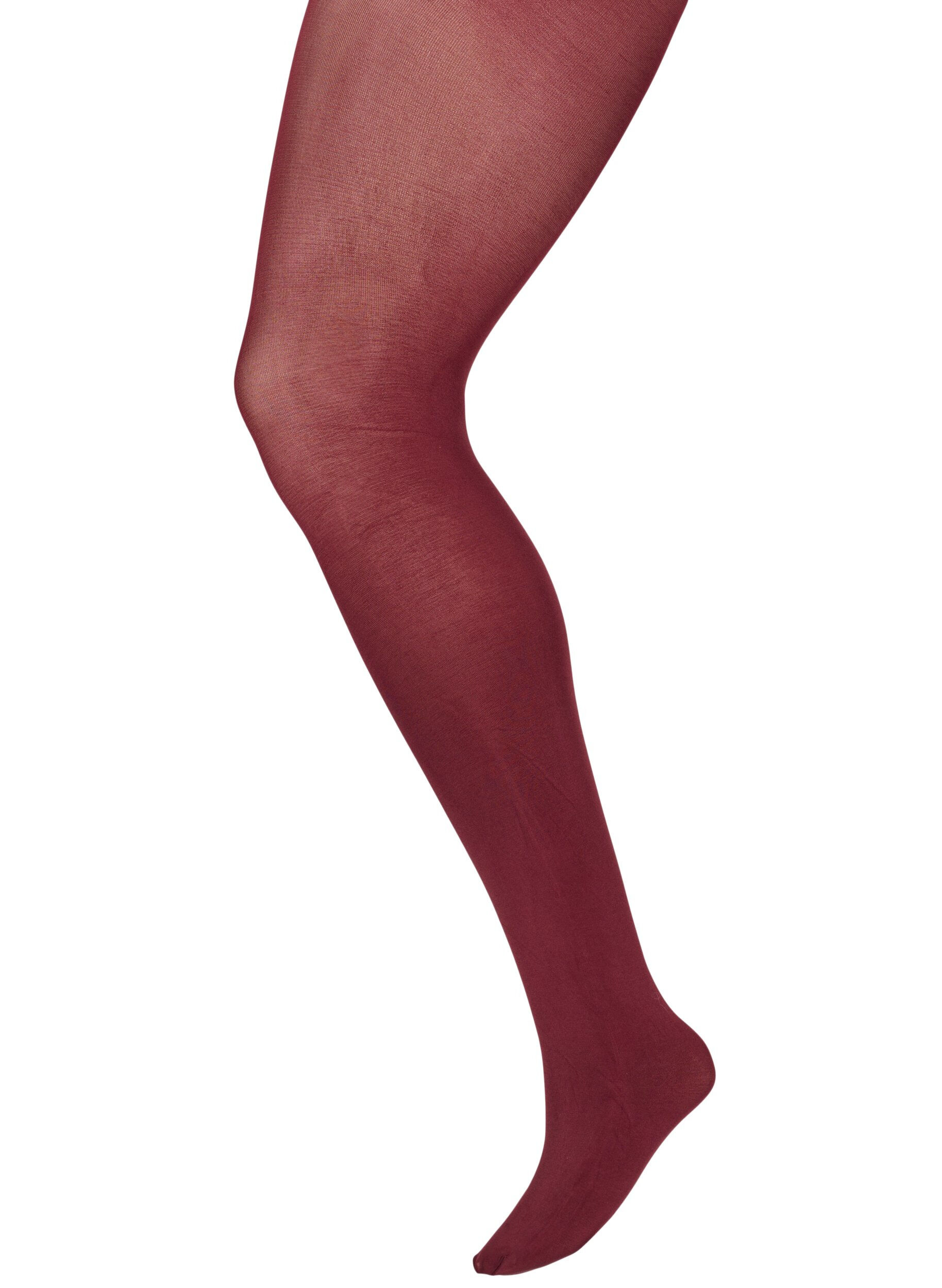 Zizzifashion Tights 100 denier, Dark Bordeaux, Packshot image number 0
