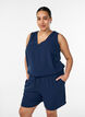 Shorts with pockets and elastic waistband, Blue, Model image number 0