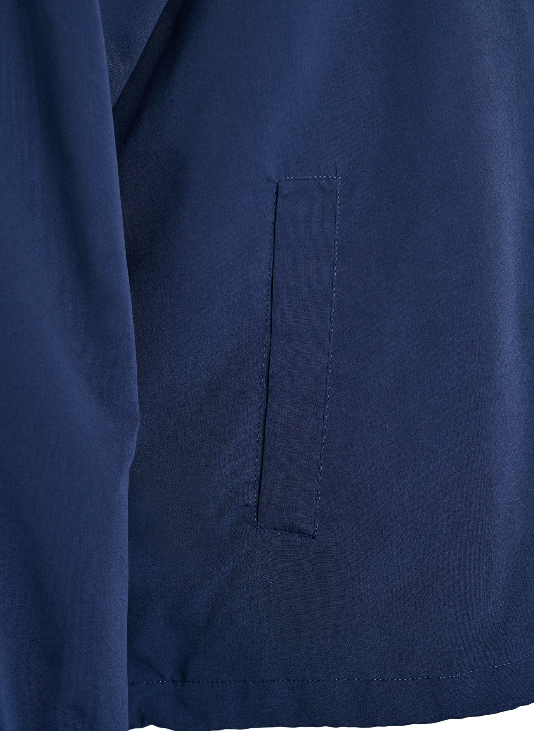 ZizzifashionLightweight jacket with a hood and zipper, Blue, Packshot image number 3