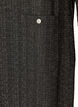 Short dress with a boucl&eacute; texture and glitter threads, Black, Packshot image number 3