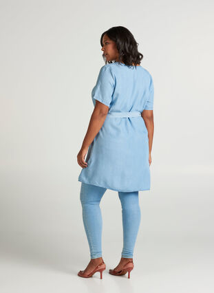 Denim dress, Light blue denim, Model image number 1