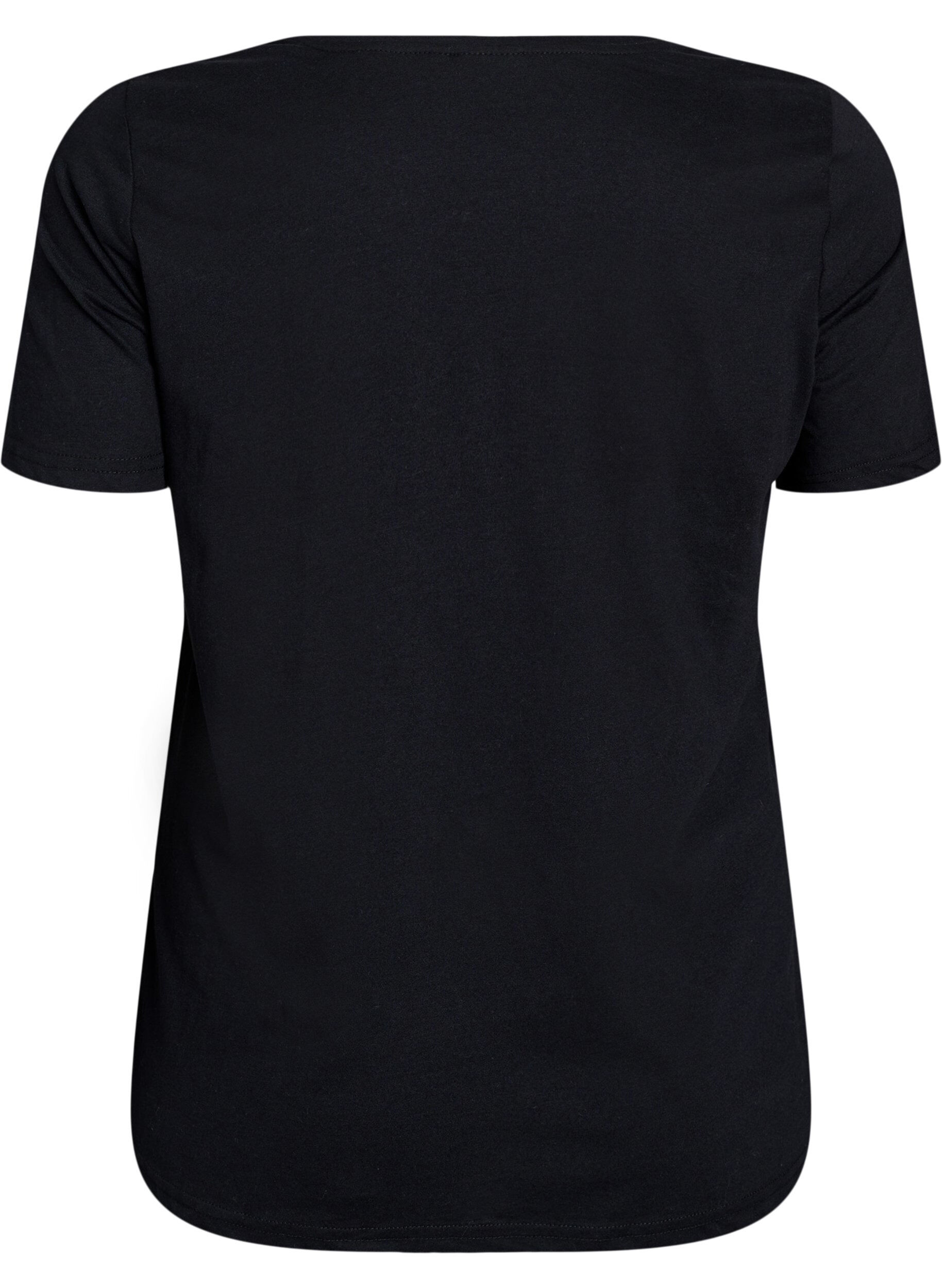 Zizzifashion FLASH - T-shirt with motif, Black, Packshot image number 1