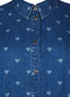 Denim shirt with hearts, L. Blue D. W. Heart, Packshot image number 2