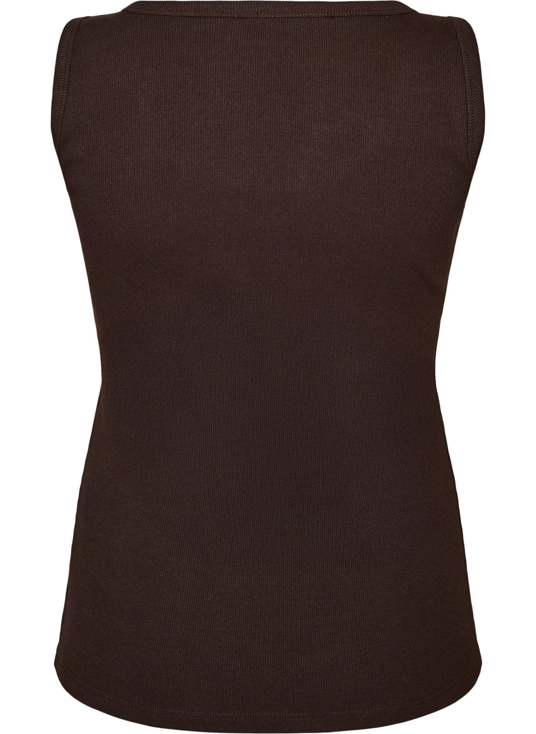 Zizzifashion Fitted top with motif, Brown, Packshot image number 1