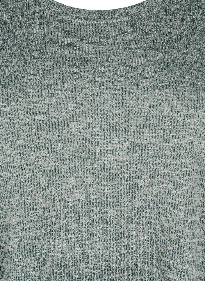 FLASH - Jersey blouse with long sleeves, Green, Packshot image number 2