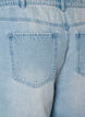 High-waisted denim shorts, Light Blue, Packshot image number 3