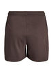 High-waisted sweatshorts with pockets, Brown, Packshot image number 1
