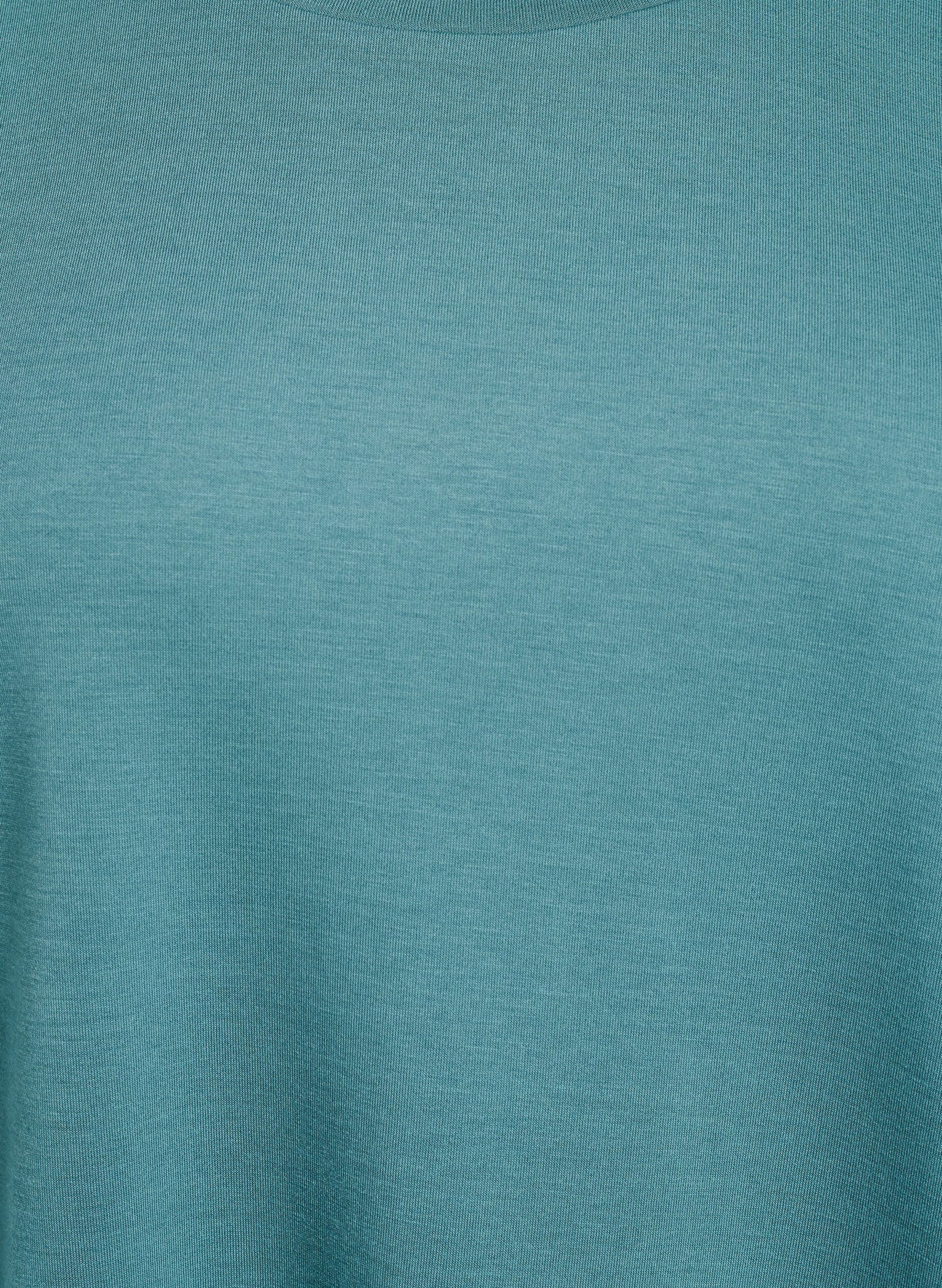 Zizzifashion T-shirt in modal mix, Green, Packshot image number 2