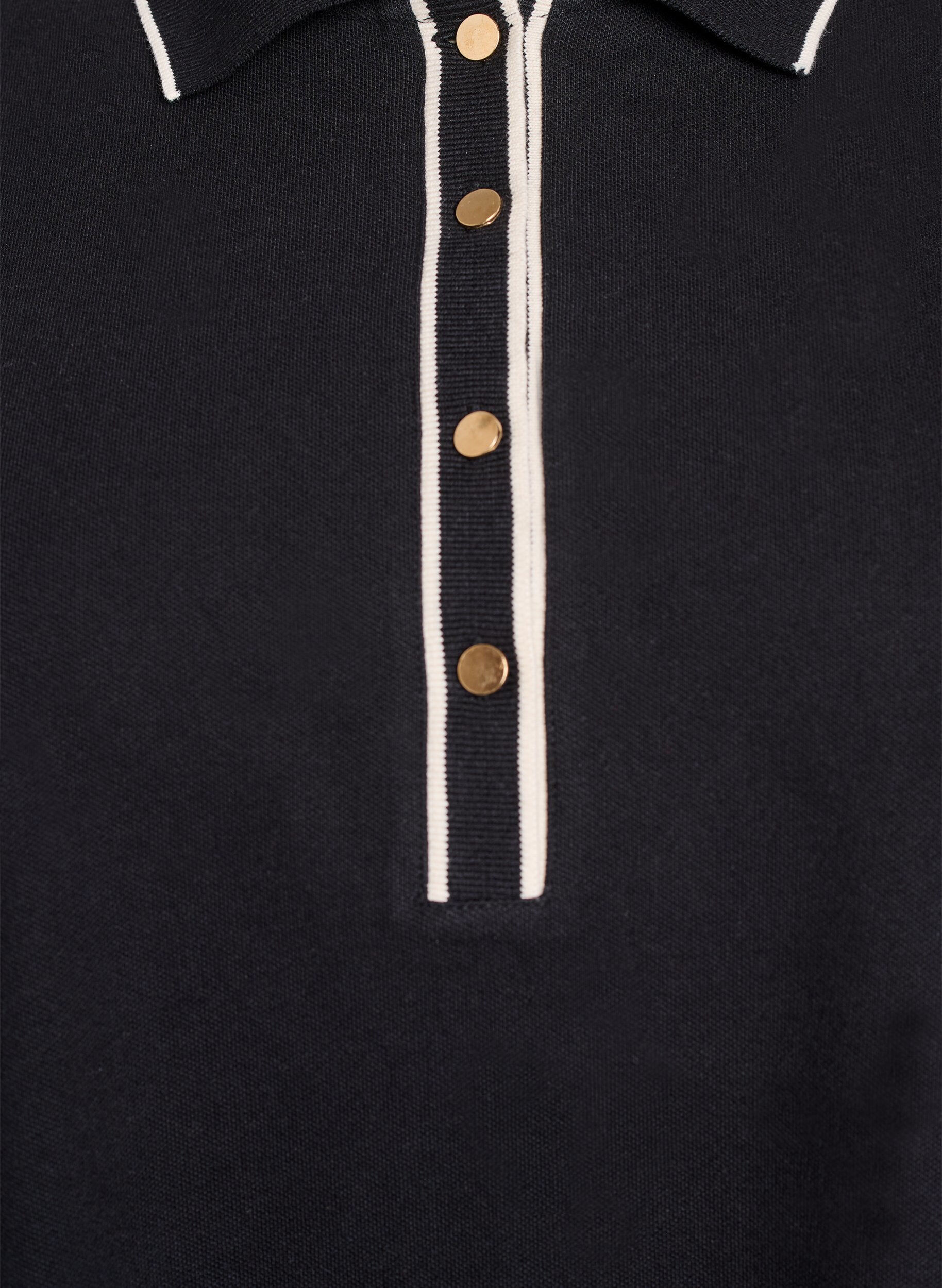 Zizzifashion Short sleeve polo shirt, Black, Packshot image number 2