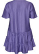 Textured A-line dress, Purple, Packshot image number 1