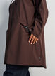Raincoat with pockets and hood, Brown, Model image number 3
