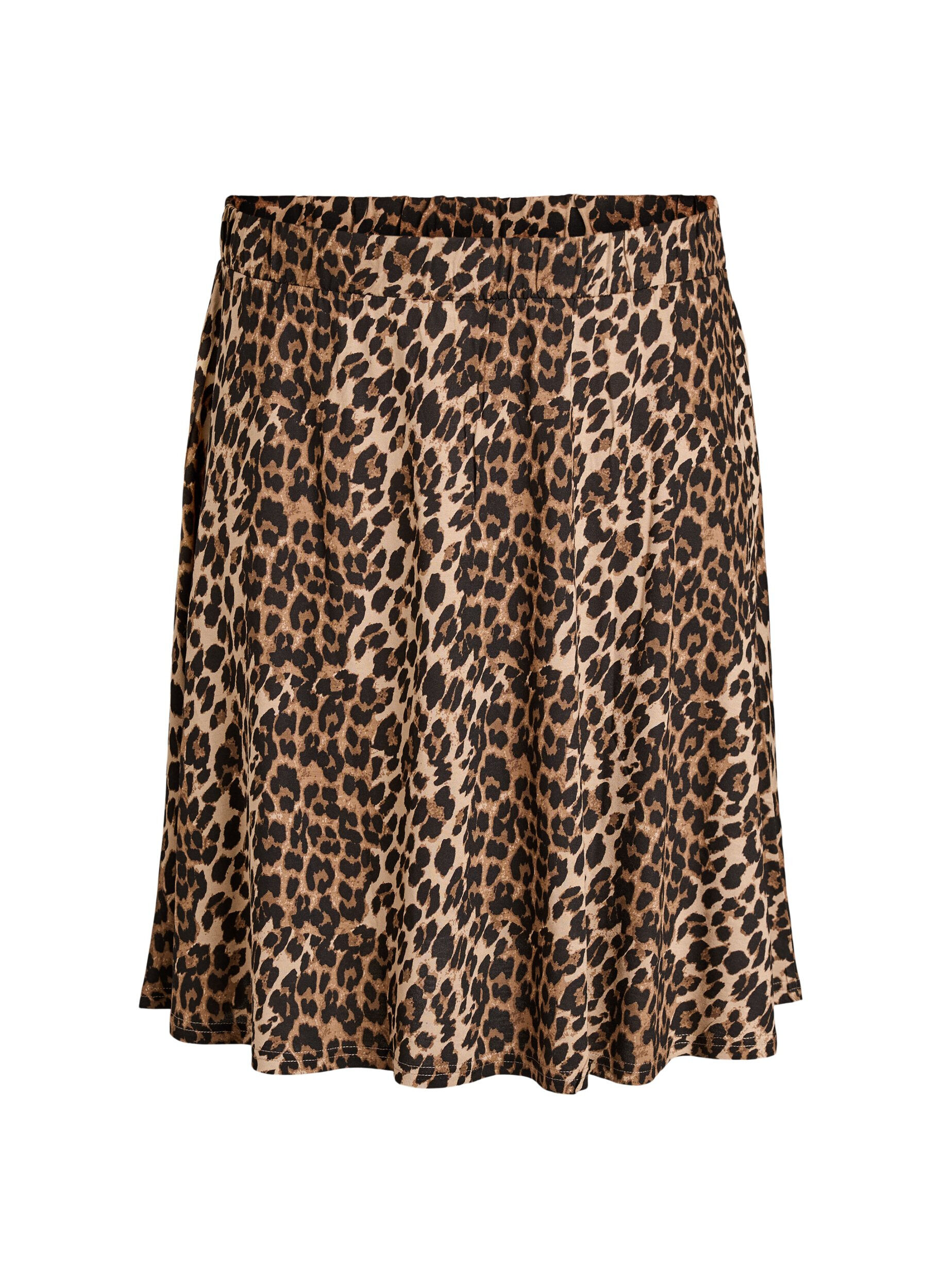 Zizzifashion 2-pack skater skirts in viscose, Black, Packshot image number 2