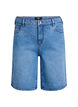 FLASH - Loose denim shorts with high waist, Light Blue, Packshot image number 0